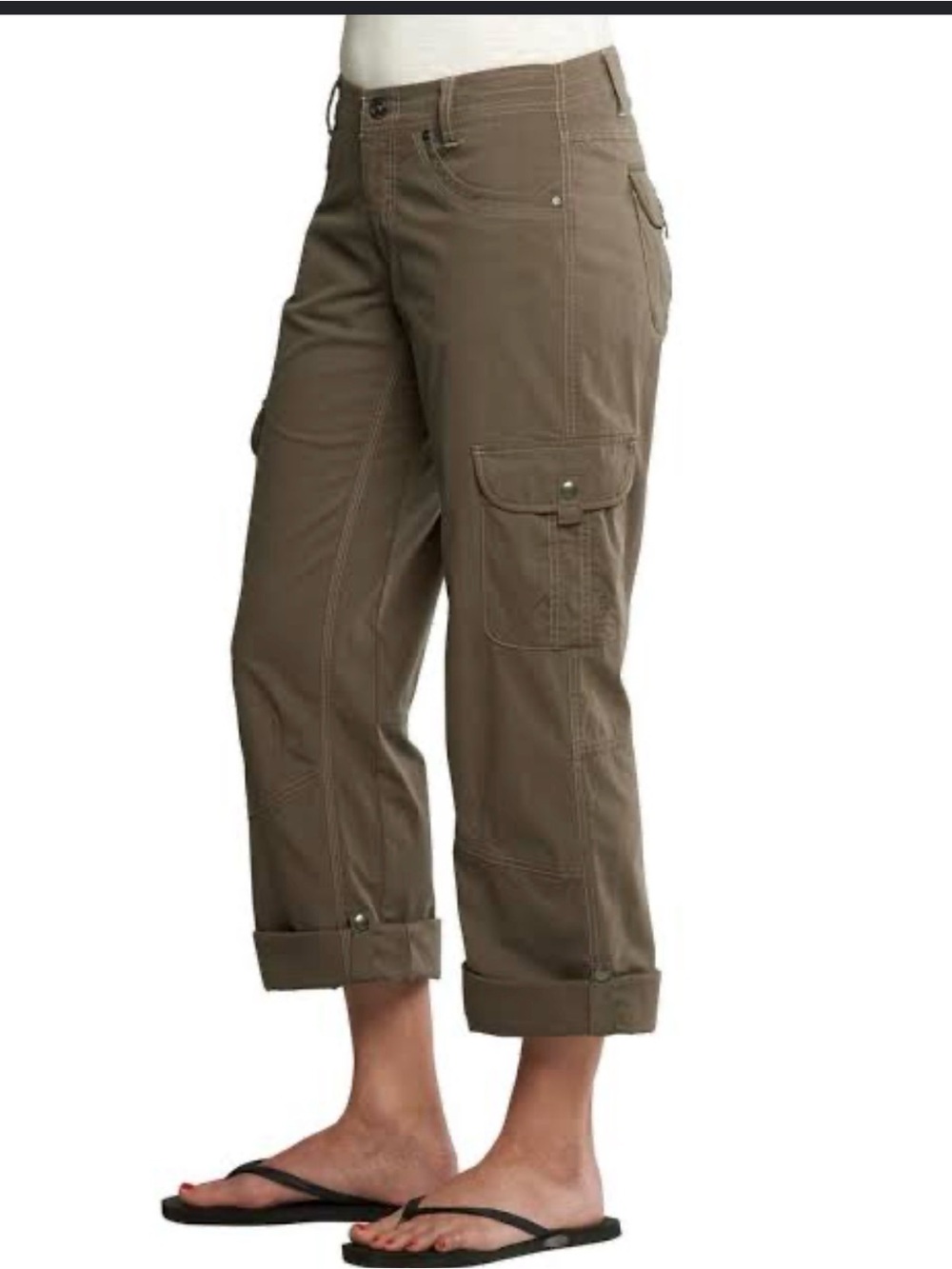 KÜHL® Splash Roll Up Pant size 10 Khaki